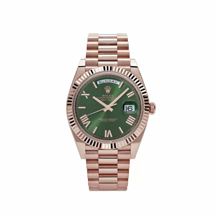 Rolex Day-Date 228235 Rose Gold Olive Green Dial (2023) - 图片 4