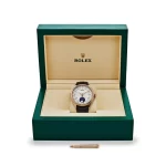 Rolex Cellini 50535 Rose Gold White Dial Moon Phase - 图片 8