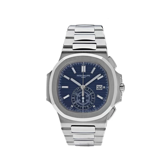 Patek Philippe Nautilus 5976/1G-001 '40th Anniversary' Chronograph White Gold Blue Diamond Dial Limited Edition (2018) - 图片 1