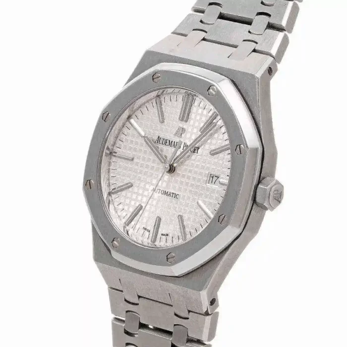Audemars Piguet Oak Selfwinding with Silver-toned Dial 41mm Stainless Steel Watch 15400ST.OO.1220ST.02 - 图片 4