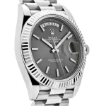 Rolex Day-Date 228239 White Gold Slate Rhodium Grey Dial - 图片 5