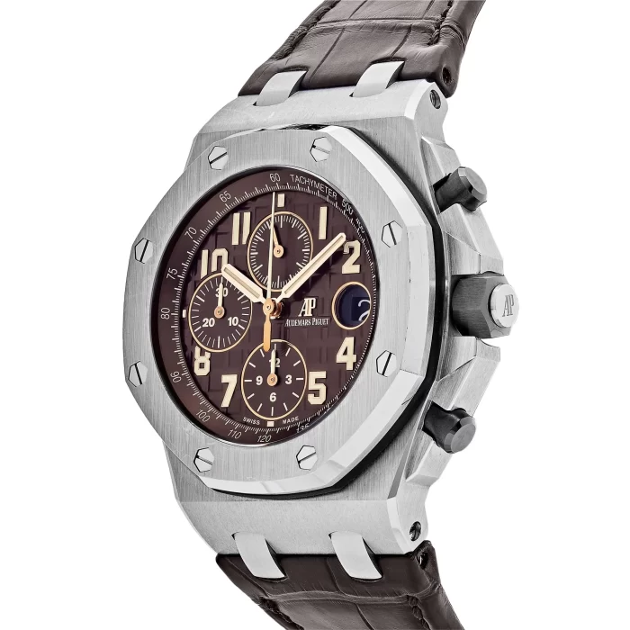 Audemars Piguet Royal Oak Offshore 26470ST.OO.A820CR.01 Chronograph Stainless Steel Brown Dial - 图片 4