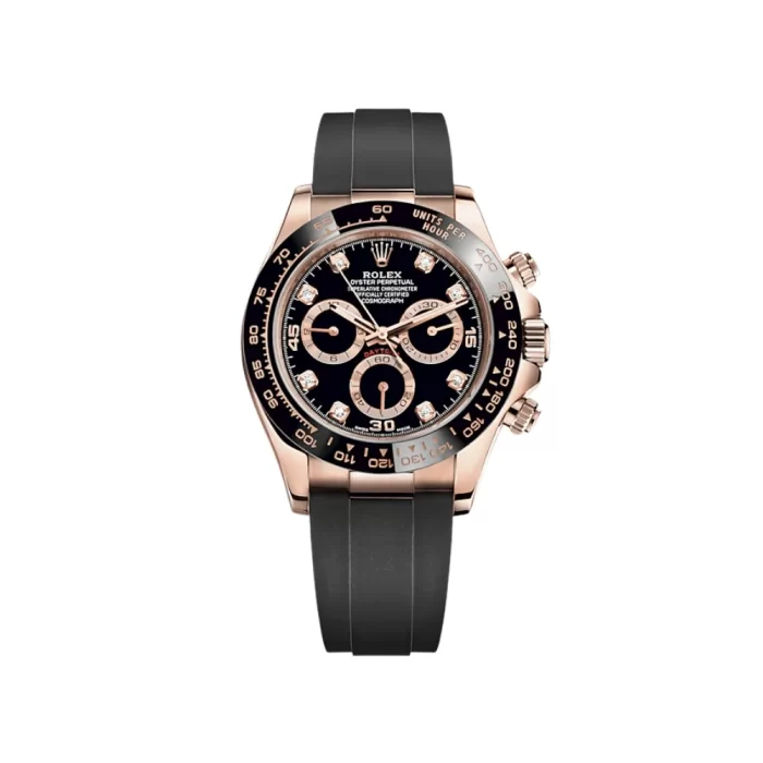 Rolex Daytona 116515LN Rose Gold Black Diamond Dial - 图片 1