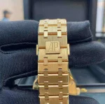 Audemars Piguet Oak Selfwinding with Black Dial 41mm 18k Rose Gold Watch 15400OR.OO.1220OR.01 - 图片 5