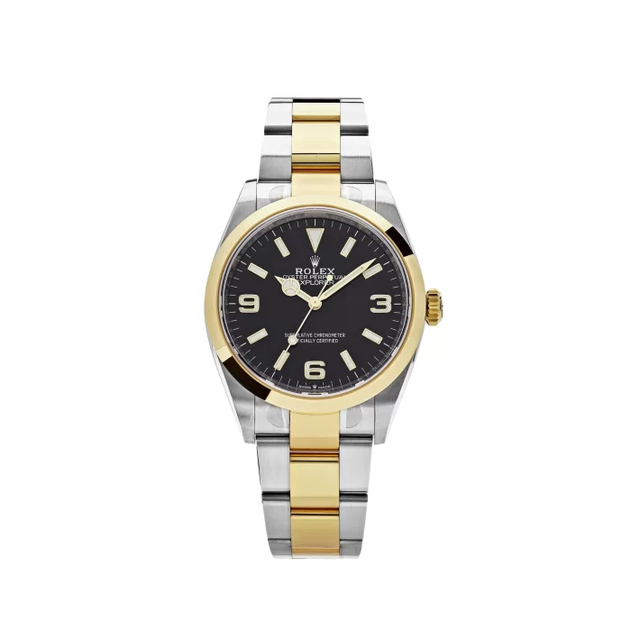 Rolex Explorer 124273 Yellow Gold Stainless Steel Black Dial - 图片 1
