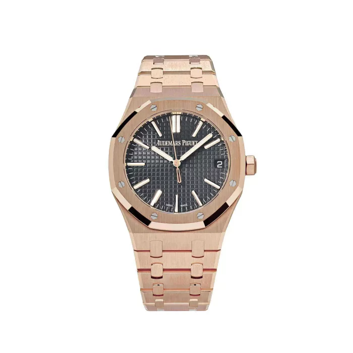 Audemars Piguet Royal Oak 15510OR.OO.D002CR.02 Rose Gold FULL Bracelet Black Dial (2024) - 图片 2