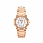 Patek Philippe Nautilus 7011/1R-001 Rose Gold Silver Dial