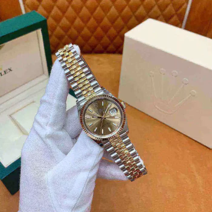 Rolex Datejust 126233-0016 Two-Toned Yellow Gold Stainless Steel Champagne Dial (2023) - 图片 7