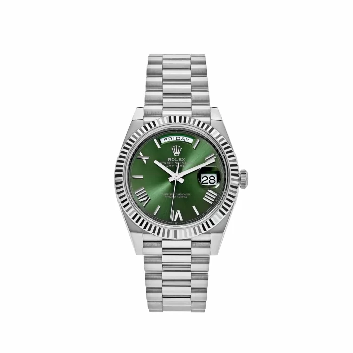 Rolex Day-Date 228239 White Gold Olive Dial - 图片 6