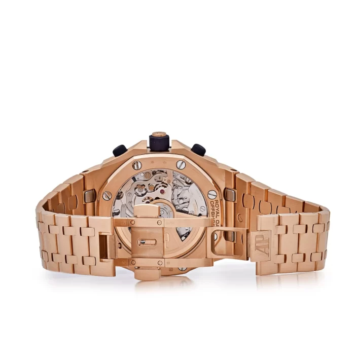 Audemars Piguet Royal Oak Offshore 26238OR.OO.2000OR.01 Chronograph 'Brick' Rose Gold Blue Dial - 图片 7