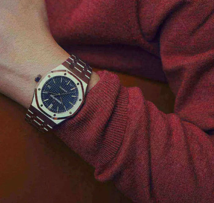 Audemars Piguet Oak Selfwinding Blue dial, 37mm, Stainless steel, 15450ST.OO.1256ST.03 - 图片 6