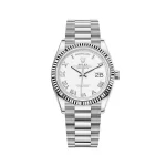 Rolex Day-Date 128239-0059 White Gold White Dial