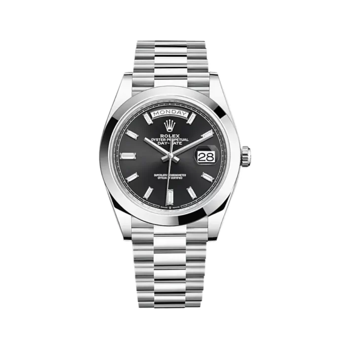 Rolex Day-Date 228206 Platinum Black Diamond Dial - Image 1