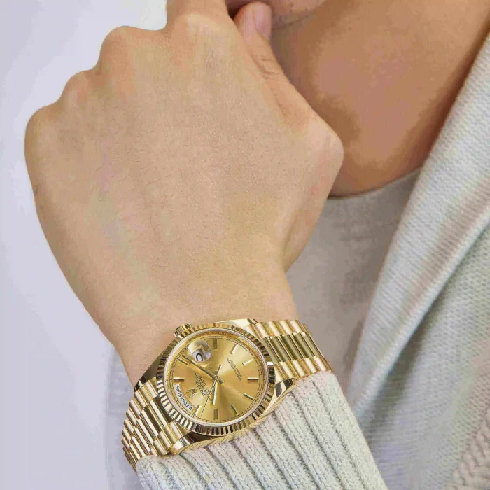 Rolex Day-Date 128238-0045 Yellow Gold Champagne Dial - 图片 2