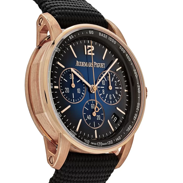 Audemars Piguet Code 11.59 26393OR.OO.A002KB.03 Selfwinding Chronograph Rose Gold Blue Dial (2022) - 图片 3