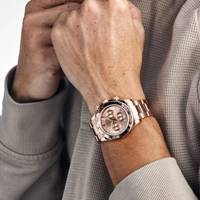 Rolex Daytona 116505 Rose Gold Sundust Diamond Baguette Dial - 图片 2