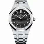 Audemars Piguet Oak Frosted Gold Selfwinding, Black dial, 37mm,White gold, 15454BC.GG.1259BC.03 - 图片 2