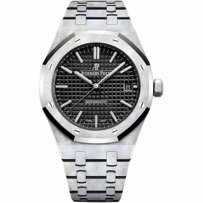 Audemars Piguet Oak Frosted Gold Selfwinding, Black dial, 37mm,White gold, 15454BC.GG.1259BC.03 - 图片 2