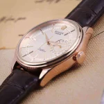 Rolex Cellini Date Silver Guilloche Dial Men's Watch 50515 - 图片 4