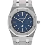 Audemars Piguet Oak Jumbo Extra-Thin, 39mm, Titanium, blue dial, 15202IP.OO.1240IP.01 - 图片 3