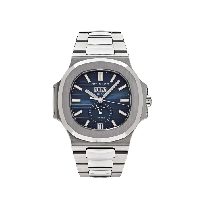 Patek Philippe Nautilus 5726/1A-014 'Tiffany & Co.' Moon Phase Stainless Steel Blue Dial - 图片 1