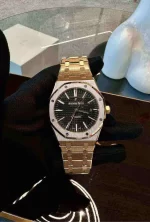 Audemars Piguet Oak Selfwinding Automatic 41MM Black Dial Watch 15400OR.OO.1220OR.01 - 图片 6