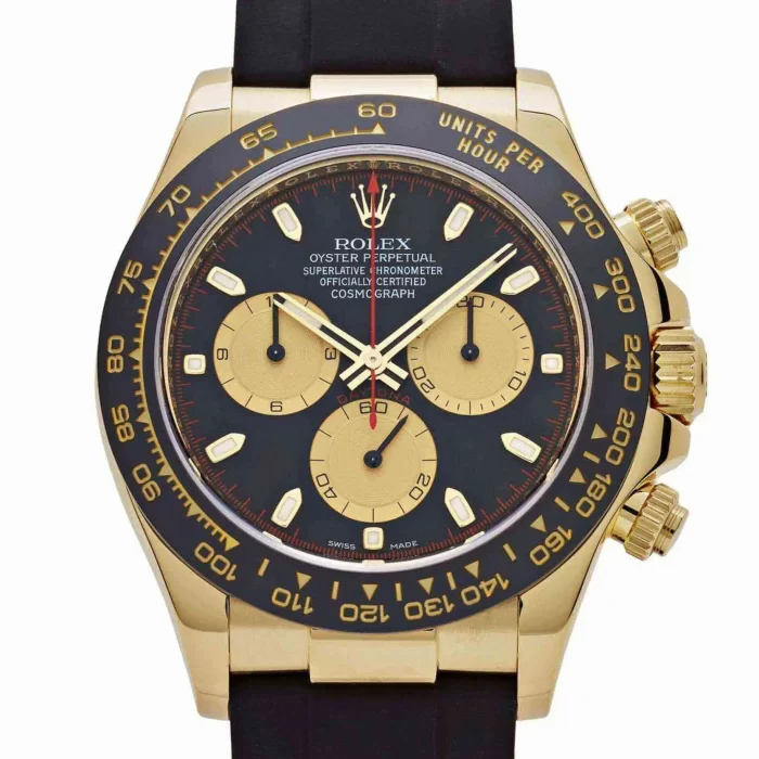 Rolex Cosmograph Daytona 116518LN-0047 'Paul Newman' Yellow Gold Black Dial (2018) - 图片 6