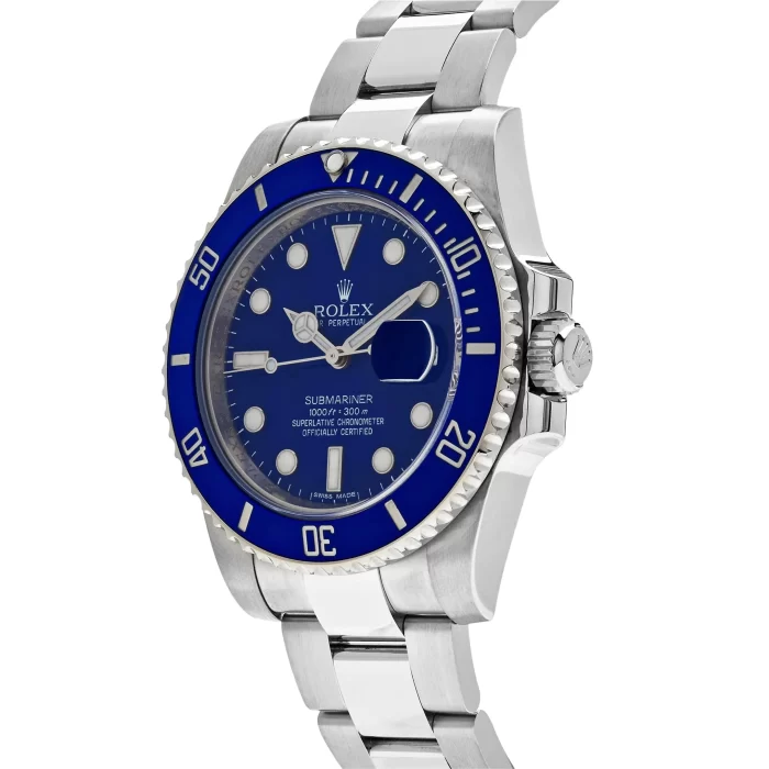 Rolex Submariner Date 116619LB White Gold Blue Dial Blue Bezel - 图片 3
