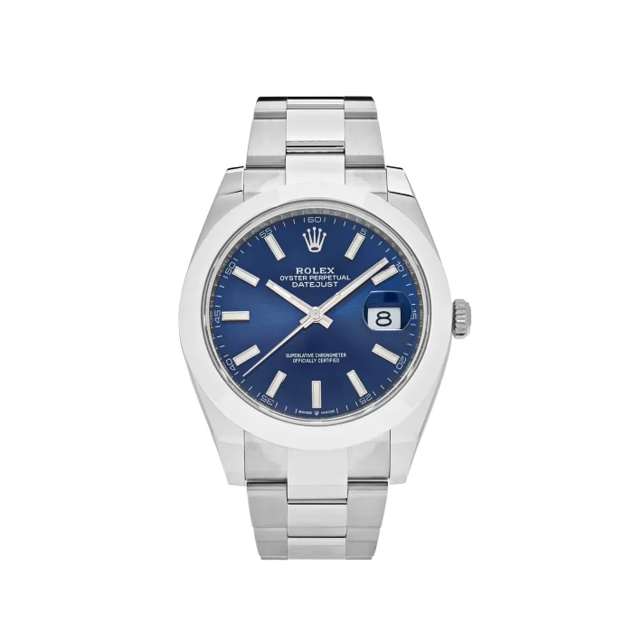 Rolex Datejust 126300 Stainless Steel Blue Dial Oyster - 图片 1