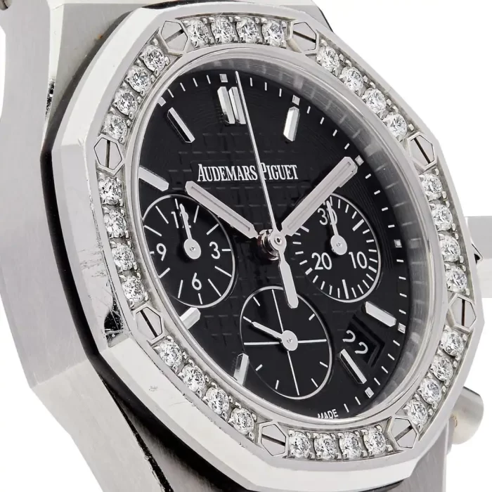 Audemars Piguet Royal Oak Offshore 26231ST.ZZ.D002CA.01 'Lady' Stainless Steel Black Dial Diamond Bezel (2018) - 图片 3