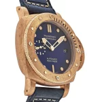 Panerai Submersible Bronzo Blu Abisso PAM01074 Brushed Bronze Blue Dial - 图片 5