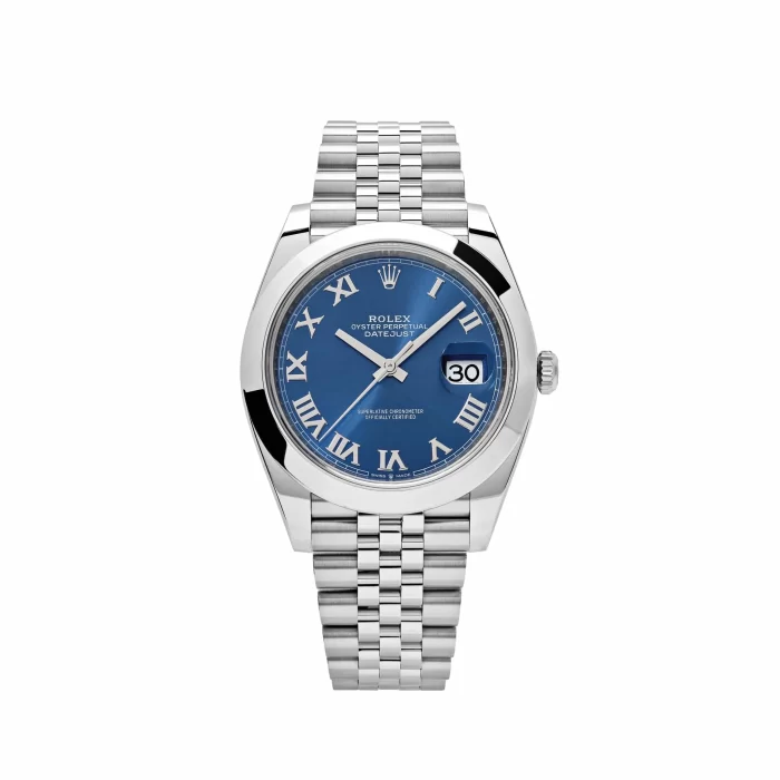 Rolex Datejust 126300 Stainless Steel Blue Roman Dial Jubilee - 图片 1