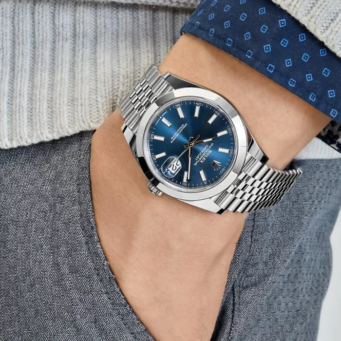 Rolex Datejust 126300 Stainless Steel Blue Dial Jubilee - 图片 2