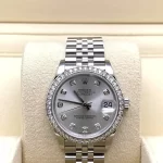 Rolex Datejust 278384RBR-0034 White Gold Stainless Steel Silver Dial - 图片 2