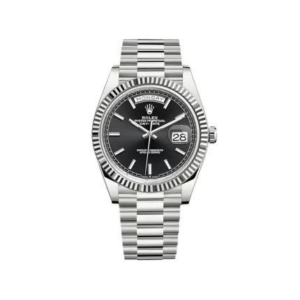 Rolex Day-Date 228239-0004 White Gold Black Dial