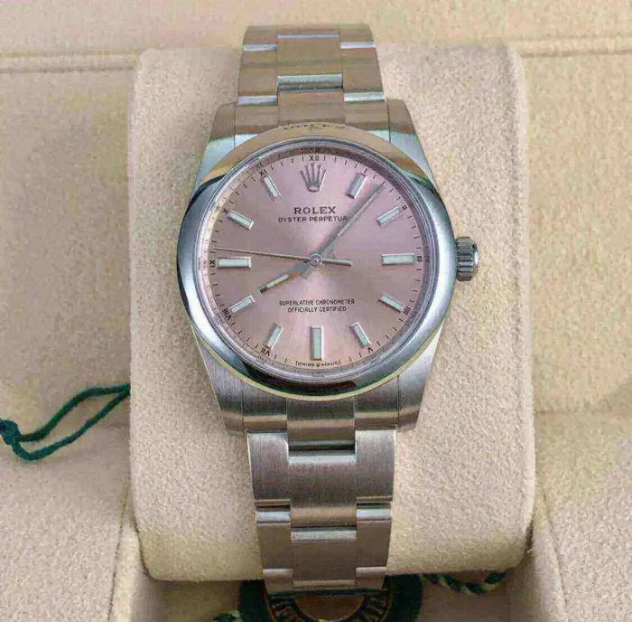 Rolex Oyster Perpetual 124200-0004 34mm Automatic Rose k Dial - 图片 7