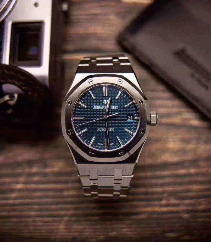 Audemars Piguet Oak Selfwinding Blue dial, 37mm, Stainless steel, 15450ST.OO.1256ST.03 - 图片 3