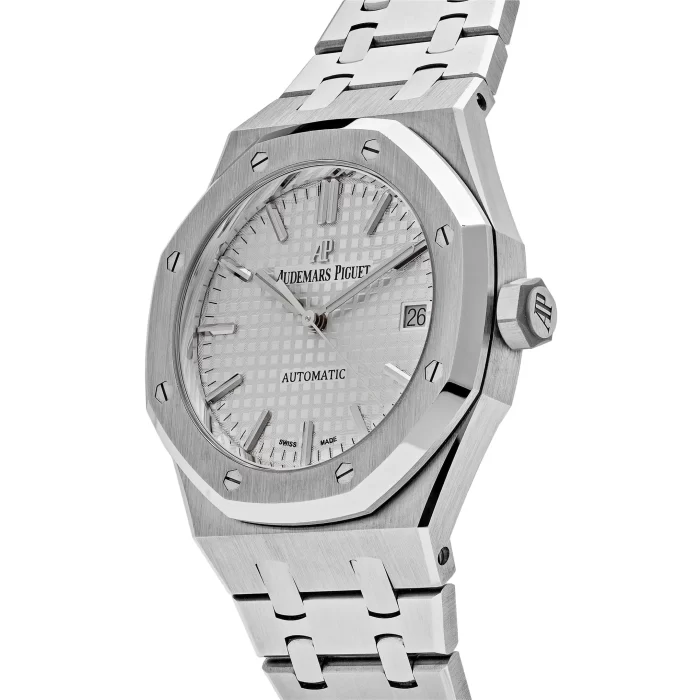 Audemars Piguet Royal Oak 15450ST.OO.1256ST.01.A Selfwinding Stainless Steel White Dial - 图片 5