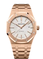 Audemars Piguet Oak Self Winding Silver-toned dial 41mm Rose Gold Watch 15400OR.OO.1220OR.02 - 图片 2