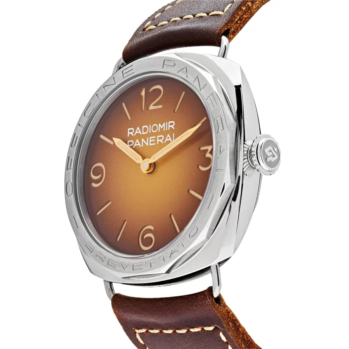 Panerai Radiomir 3 Days Acciaio Stainless Steel Brown Dial PAM00687 - 图片 5