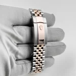 Rolex Datejust 126231 Rose Gold Stainless Steel Black Diamond Dial - 图片 5