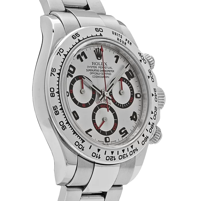 Rolex Daytona 116509 Silver Racing Dial White Gold - 图片 4