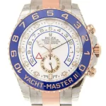 Rolex Yacht-Master 116681-78211 44mm 18KT Rose Gold Stainless Steel Automatic White Dial - 图片 6