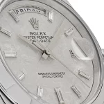 Rolex Day-Date 228206 Platinum Meteorite Diamond Dial - 图片 3