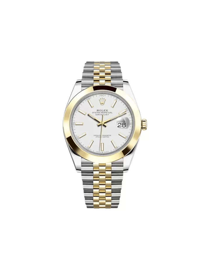 Rolex Datejust 126303 Stainless Steel Yellow Gold White Dial Jubilee - 图片 1