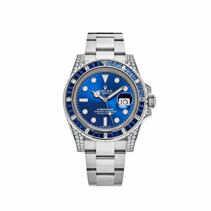 Rolex Submariner Date 116659SABR White Gold Blue Dial Sapphire Diamond Bezel - 图片 1