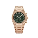 Audemars Piguet Royal Oak 26240OR.OO.1320OR.04 Selfwinding Chronograph '50th Anniversary' Rose Gold Khaki Green Dial - 图片 2