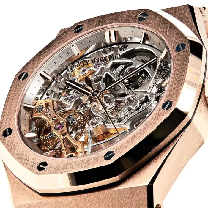 Audemars Piguet Royal Oak 15467OR.OO.1256OR.01 Double Balance Wheel Openworked Rose Gold - 图片 3