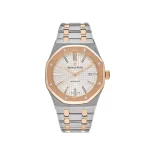 Audemars Piguet Royal Oak 15400SR.OO.1220SR.01 Stainless Steel Rose Gold White Dial (2015) - 图片 2