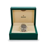 Rolex Datejust 126331 Rose Gold Stainless Steel Rhodium Slate Fluted Motif Dial Jubilee - 图片 7
